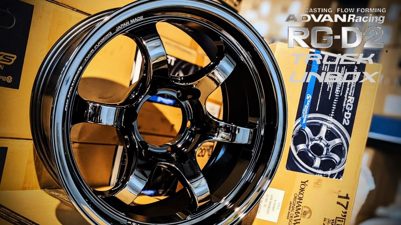 ADVAN RG-D2 (TRUCK) Unboxing - BLACK CHROME