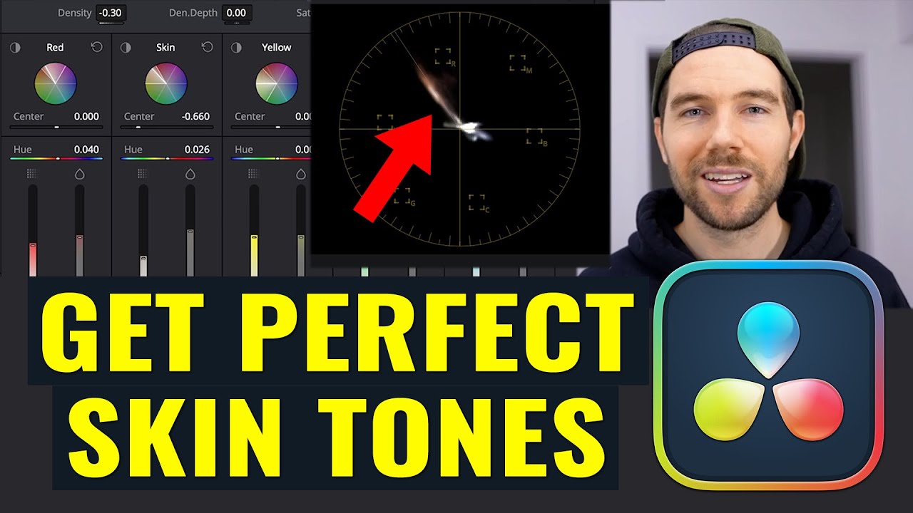 How To Get Perfect Skin Tones FAST in DaVinci Resolve 19 (New Color Tool)