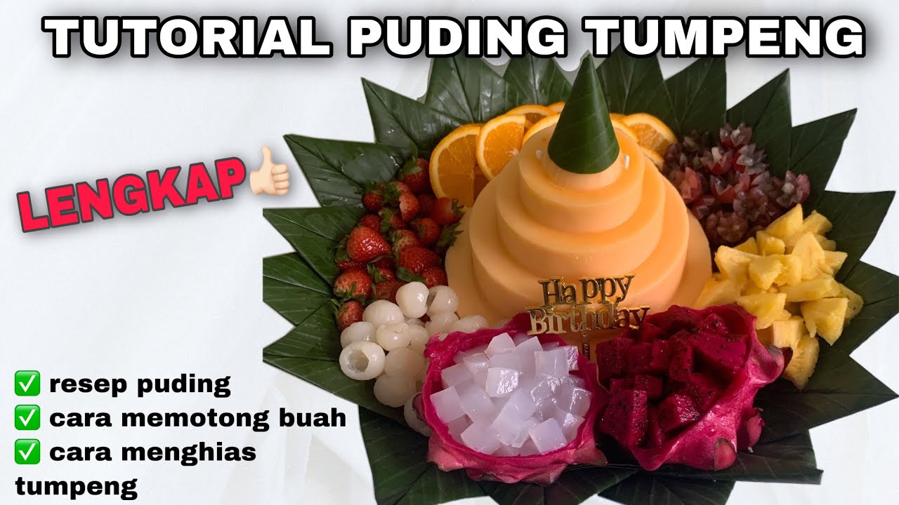 TUTORIAL PUDING TUMPENG LENGKAP