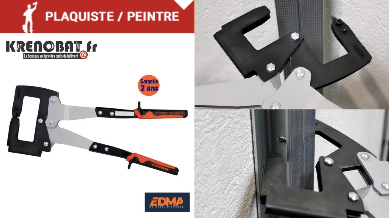 Pince à sertir les montants Twin Profil® 0603 | Edma
