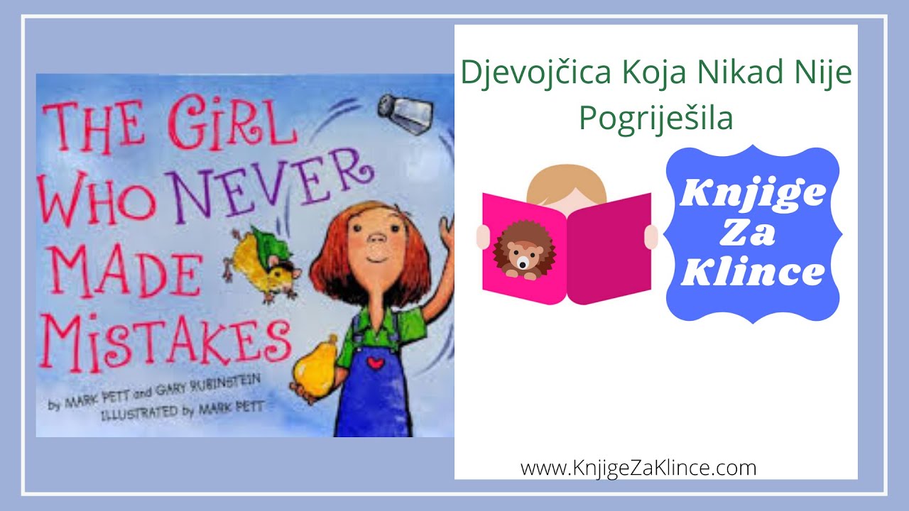 🦔 PRIČE ZA DJECU - Djevojčica Koja Nikad Nije Pogriješila - Slikovnice za Djecu i Priče za Laku Noć