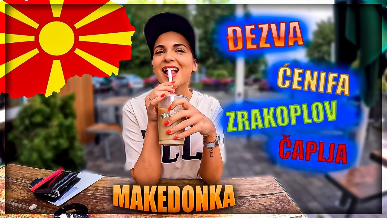 🇲🇰DJEVOJKA POGADJA RIJEČI NA HRVATSKOM JEZIKU🤣