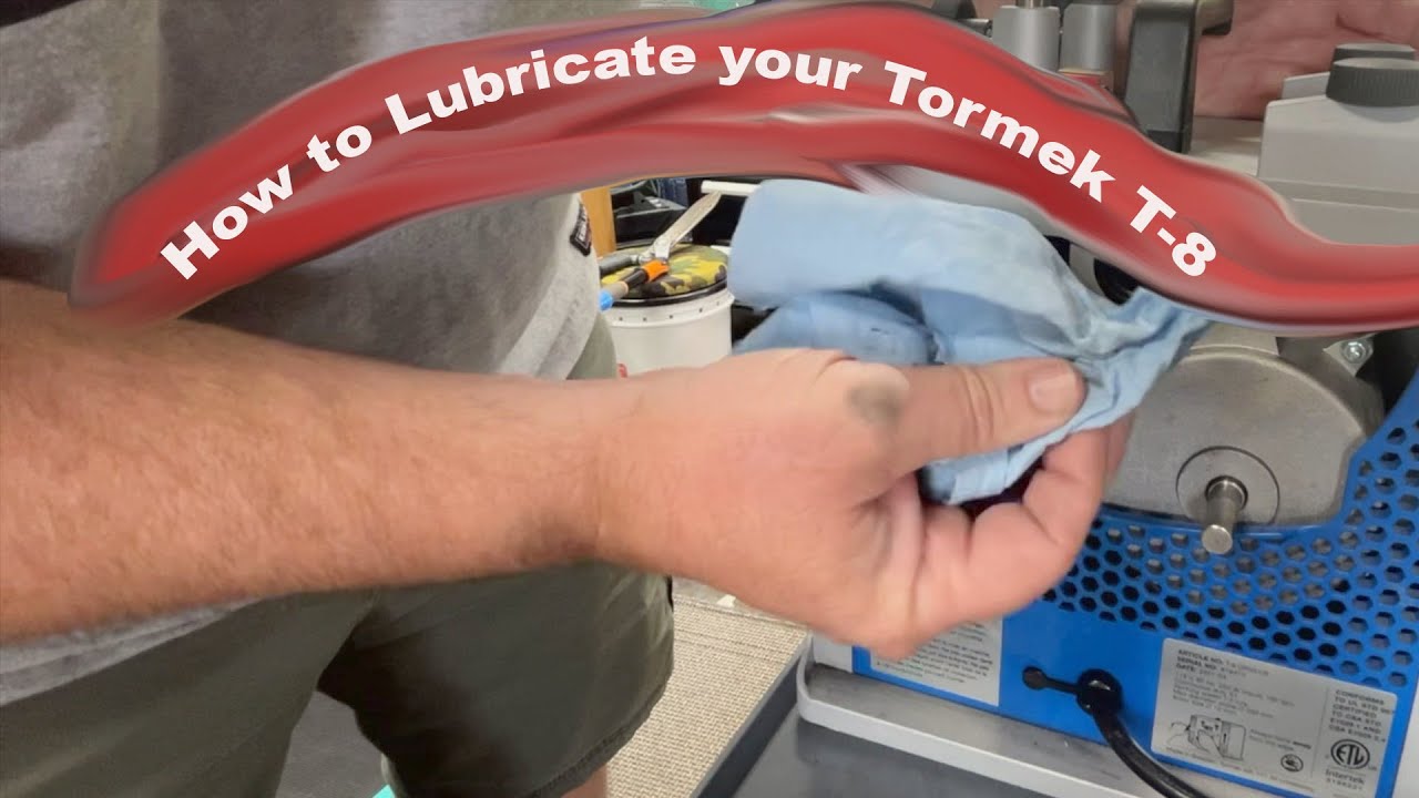 How to Lubricate Your Tormek T-8