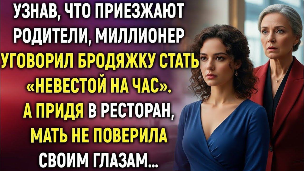 Узнав о приезде родителей, миллионер уговорил бродяжку стать «невестой на час». Но в особняке произо