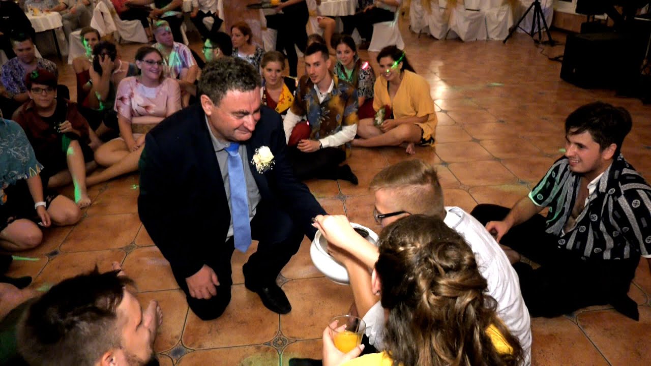 Melinda és András HATALMAS MEGLEPETÉS BULI, roma, cigány rongyos tánc, Magdolna Rendezvényház