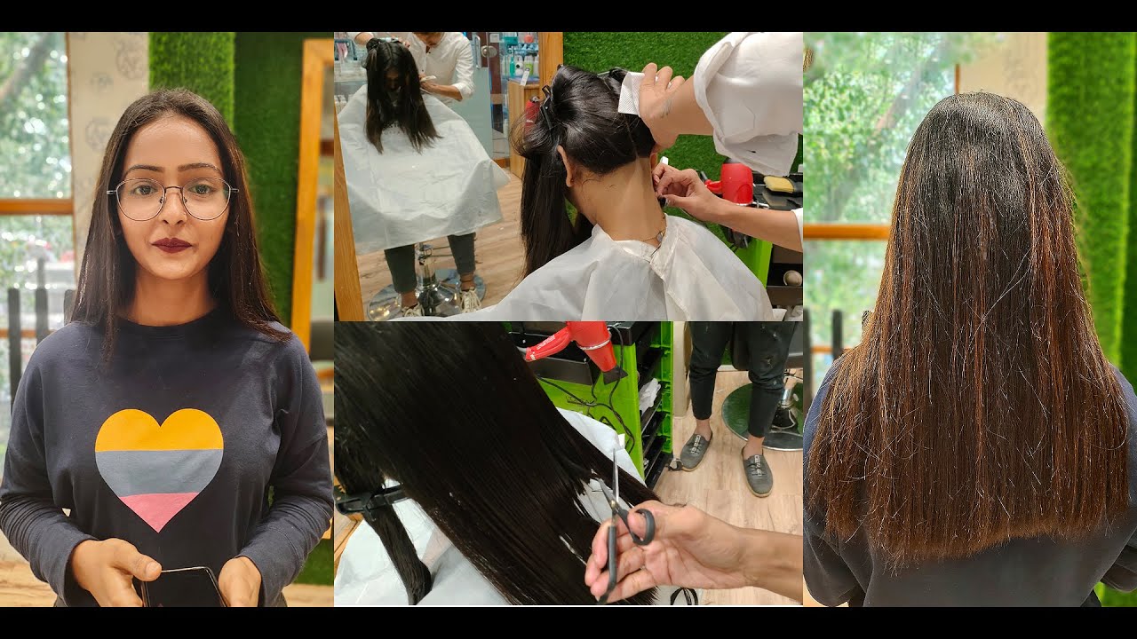 Oh My God It's Too Short!!! | Hair on Floor | Long To Short Haircut With Nape Clean |Pineapple Salon
