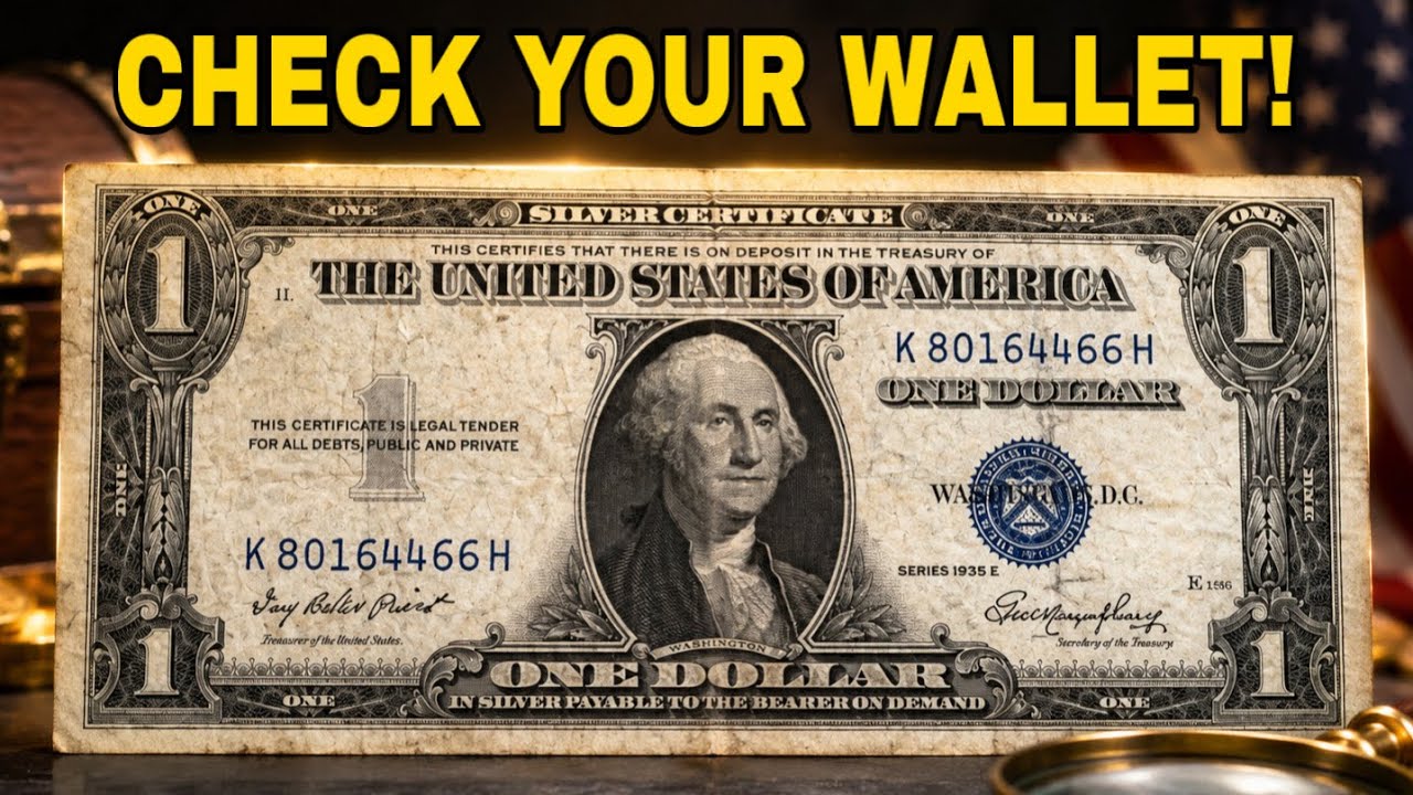 1935E $1 Silver Certificate Worth $73,200? Rare Blue Seal Dollar Bill You Should Never Spend!