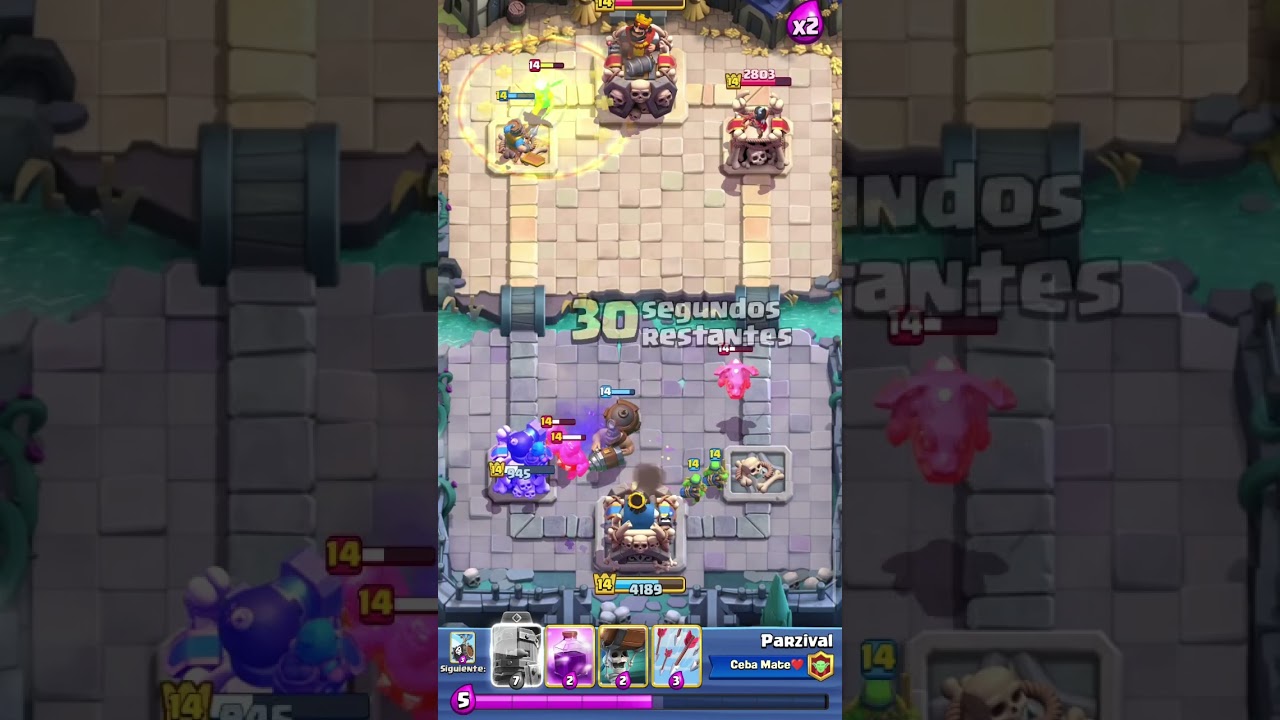 🤮 &iexcl;Le GAN&Eacute; al Mazo m&aacute;s TOXICO de Clash Royale! #clashroyale #gaming #remontada #remontadaepica