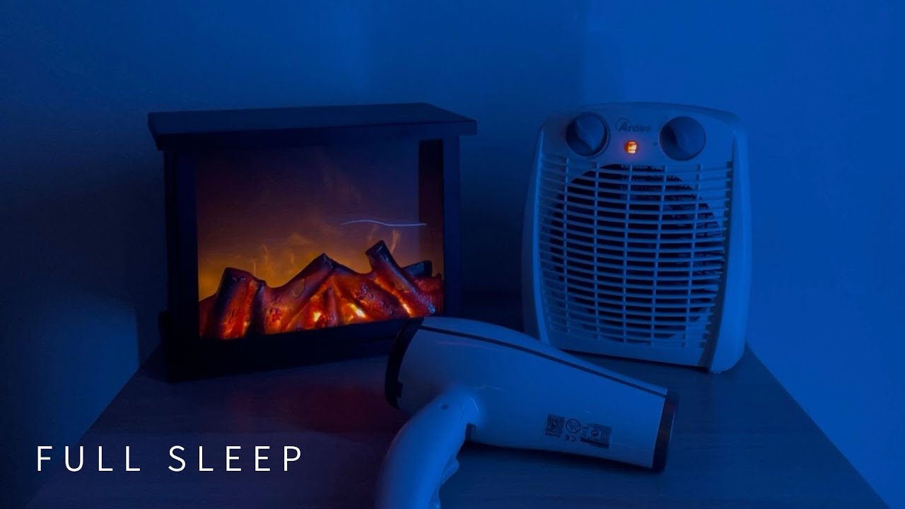 REACH the MOST PEACEFUL part of YOURSELF - FIREPLACE, FAN HEATER and HAIR DRYER SOUND (ASMR)