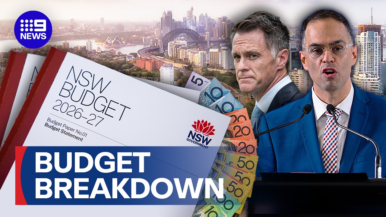 Winners and losers from the 2026 NSW State Budget | 9 News Australia
