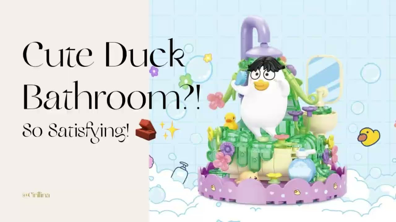 Sembo Block Duckyo Friends Shower Set (612023) – Full Assembly - Duck Takes a Shower?! 🐤🚿