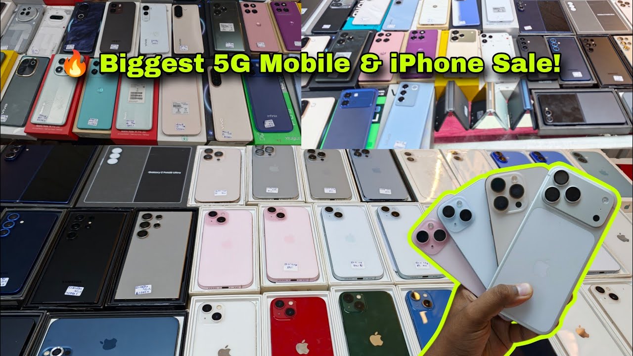 🔥 BIGGEST 5G MOBILE & iPHONE SALE💸 CRAZY DEALS | LIMITED STOCK.