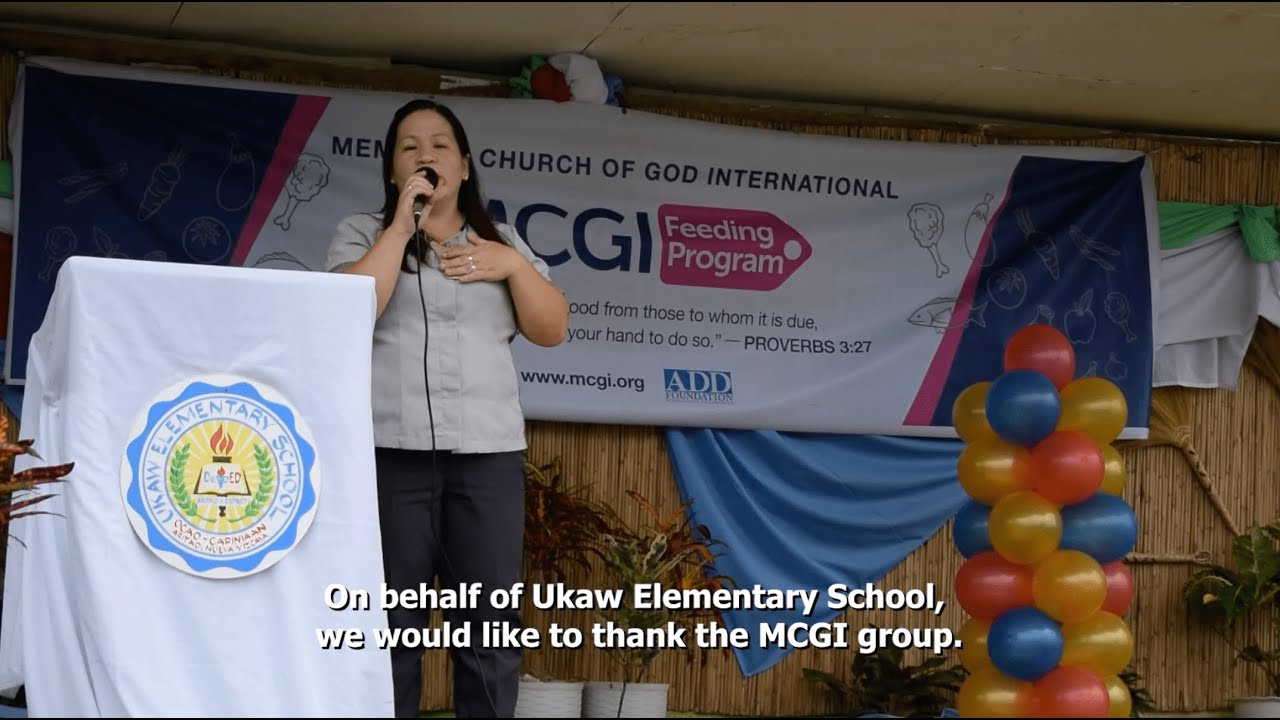 MCGI conducts feeding program to an Aritao, Nueva Vizcaya school |  MCGI Cares
