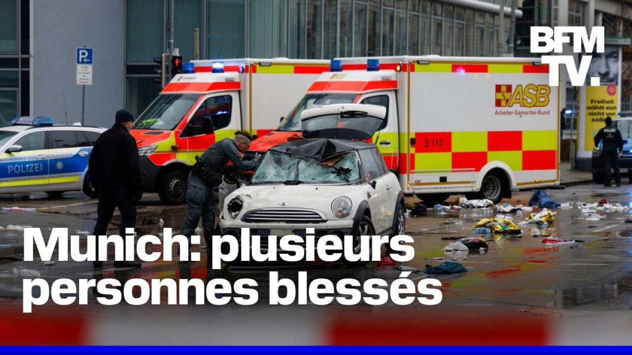 Allemagne: une voiture percute un groupe de personnes à Munich