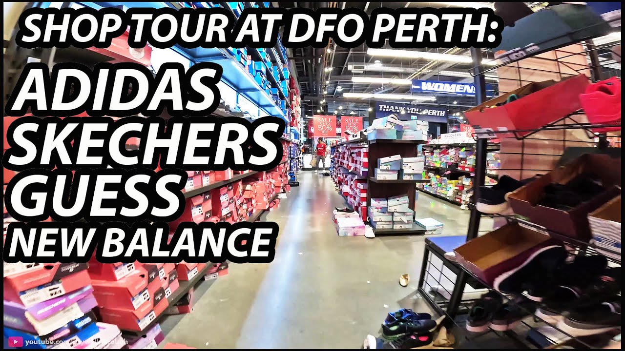 Famous Brand Shop Tour at DFO Perth, Australia (NEW BALANCE, SKECHERS, ADIDAS, GUESS)