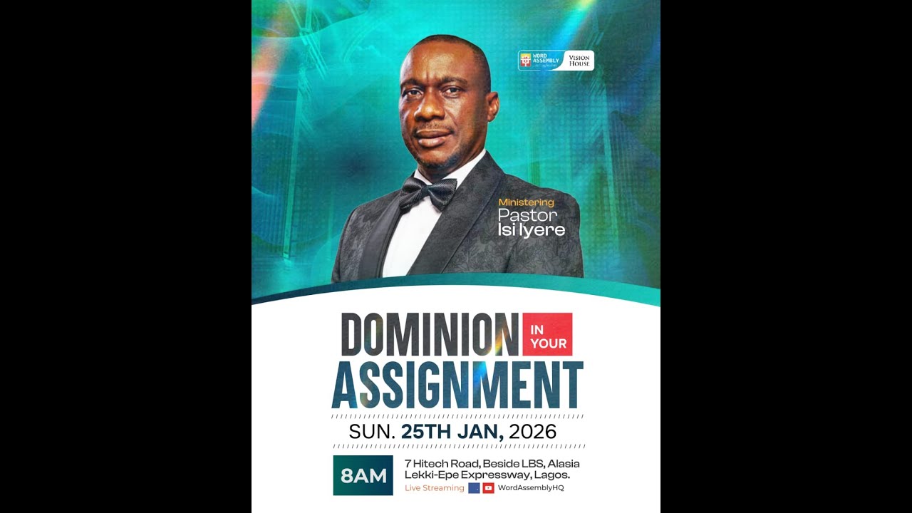 DOMINION IN YOUR ASSIGNMENT || Pastor Isi Iyere