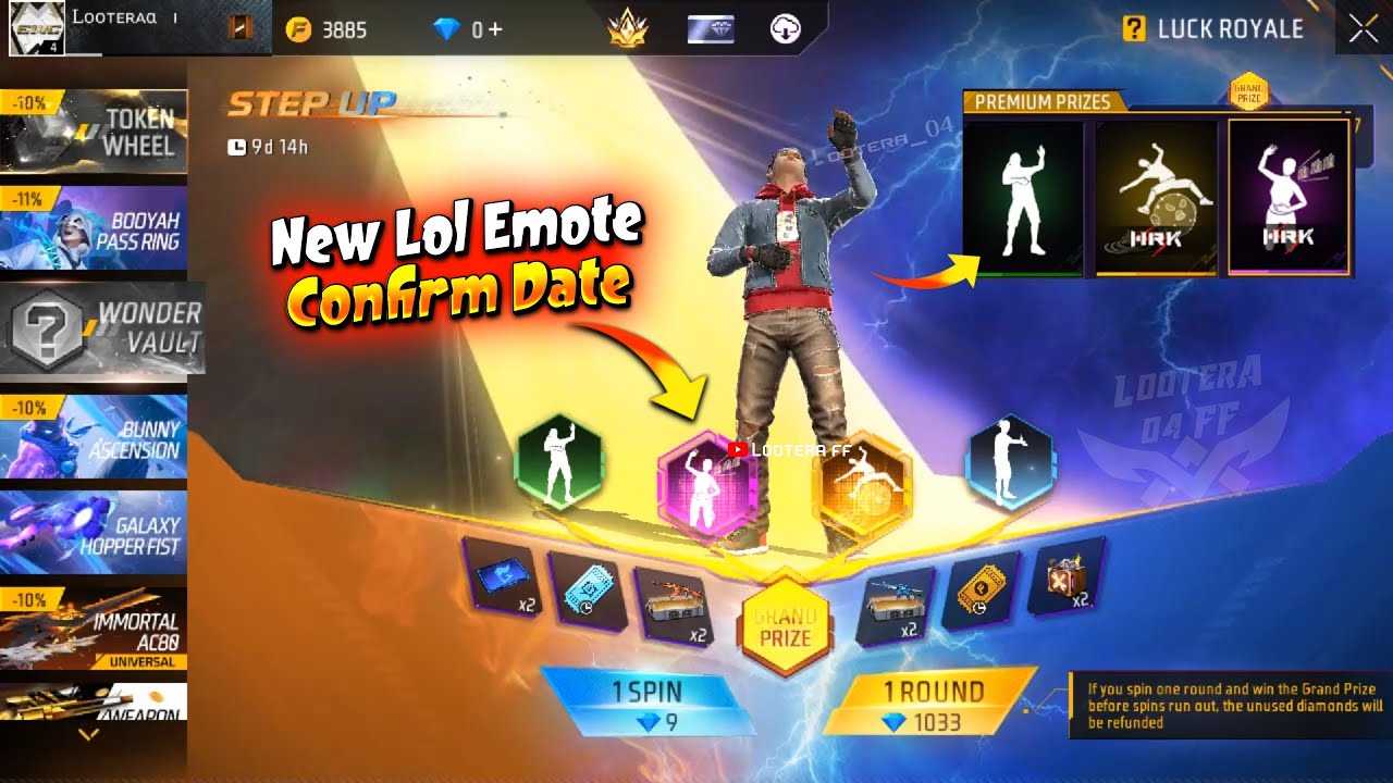 New Lol Emote Confirm Date 🤯🥳💥 l LOL Emote Return 2025 l Free Fire New Event l Ff New Event