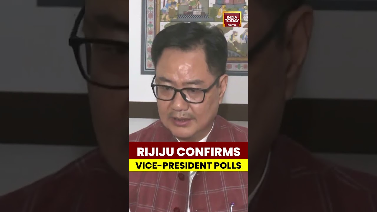 Vice President Polls on Sept 9 | PM to Finalise NDA Candidate, Says Kiren Rijiju