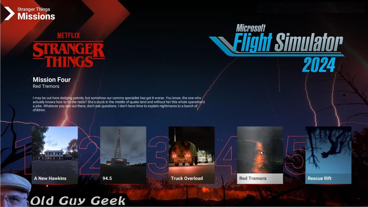 Microsoft Flight Simulator 2024 - Stranger Things - Mission #4 - Red Tremors