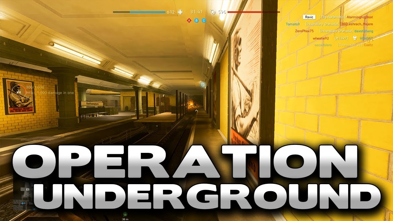 Battlefield 5 Operation Underground Retro Metro?