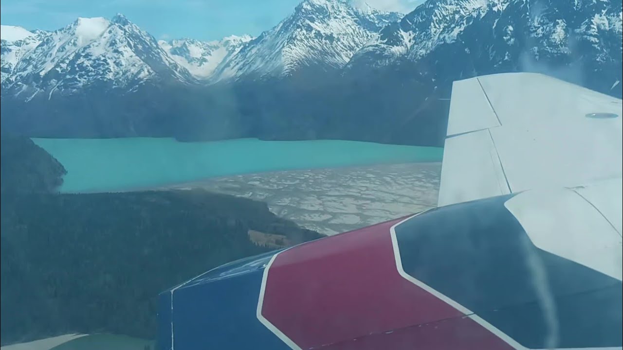 Flying to Port Alsworth Alaska! I Flew Through the Mountains of Alaska!