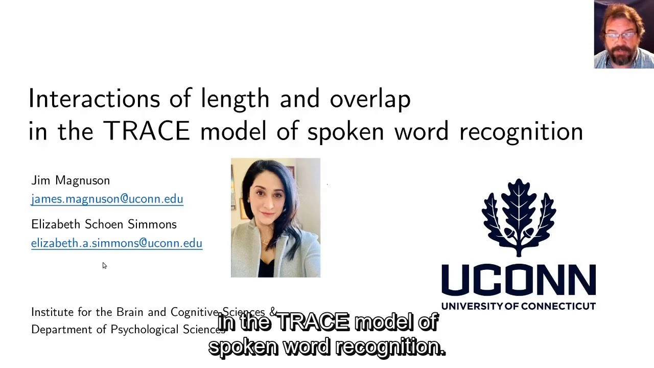 1745:Interactions of length and overlap in the TRACE model of spoken word recognition-James Magnuson