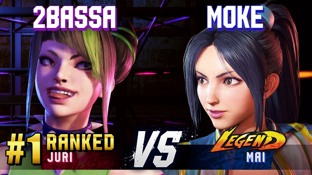 SF6 ▰ 2BASSA (#1 Ranked Juri) vs MOKE (Mai) ▰ High Level Gameplay
