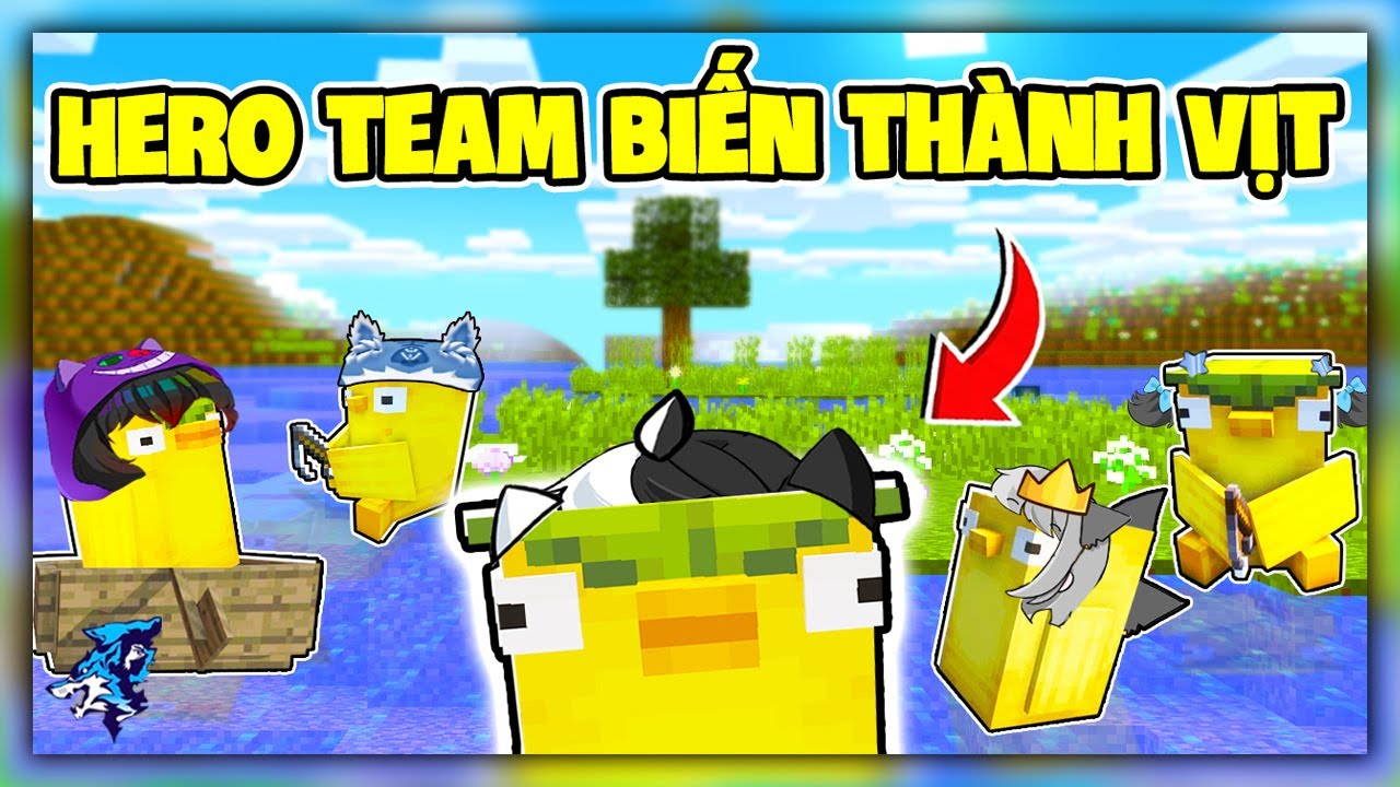 Minecraft nhưng Bạn Là Con Vịt Quyền Năng | Siro Gào Thét Vì Lạc Noob Ruby Và Sammy
