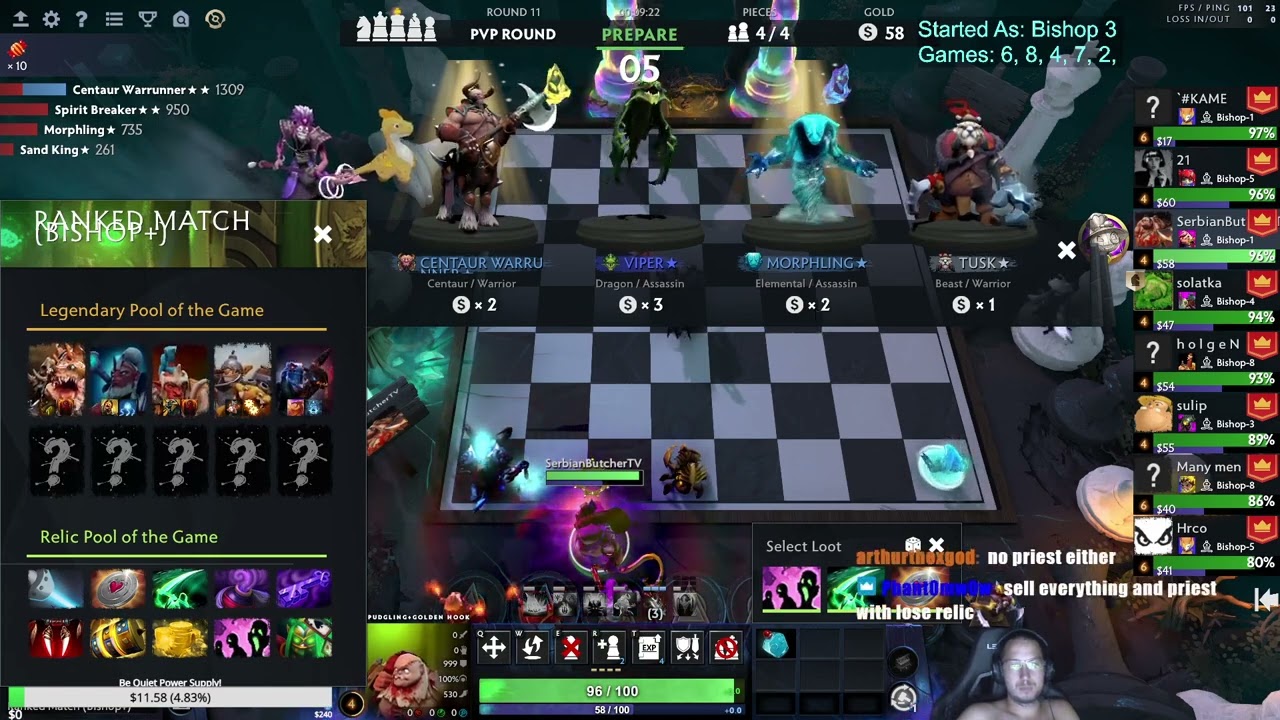 New Meepo SF Build! Dota Auto Chess! Season 33!