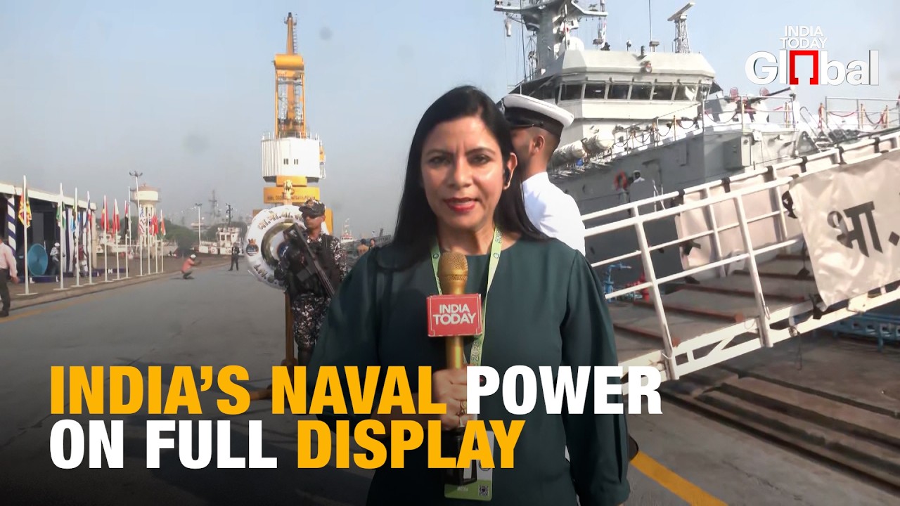 Indian Navy Hosts Massive International Fleet Review In Visakhapatnam With Warships From 20 Nations
