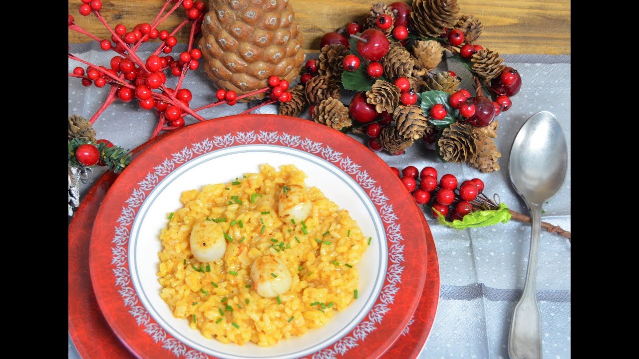 RISOTTO AL CAVA CON VIEIRAS