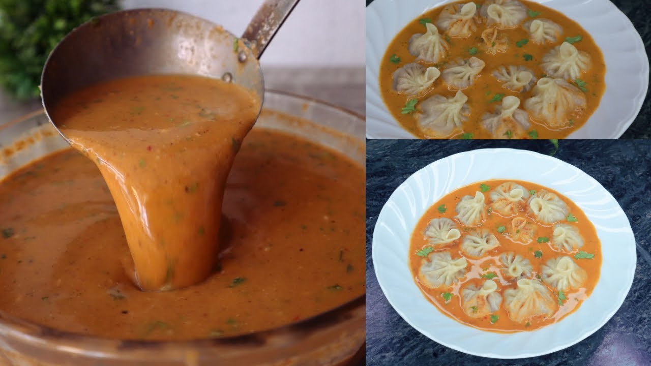 How to make Nepali jhol  momo 🥟|popular Nepali street food|jhol momo achar recipe/