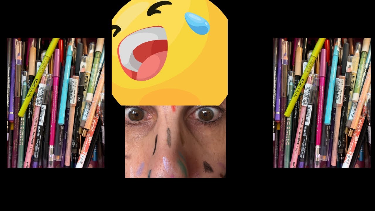 Kajal - Stifte im GESICHT !!! Meine Kajalstifte - Sammlung mit Ausmisten & ABSCHMINKEN im Video 😧