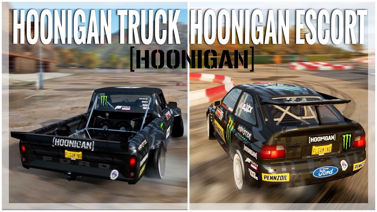 Forza Horizon 4 | Ford F-150 Hoonitruck & Hoonigan Ford Escort Gameplay (Drifting / Hooning)