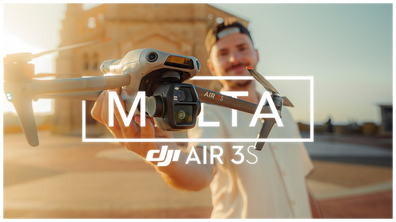 DJI AIR 3S - Fly through MALTA (Cinematic Travel Video)