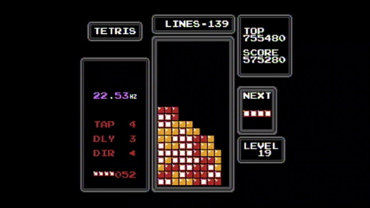 First 1.1 with rolling - NES Tetris (12/15/2025)