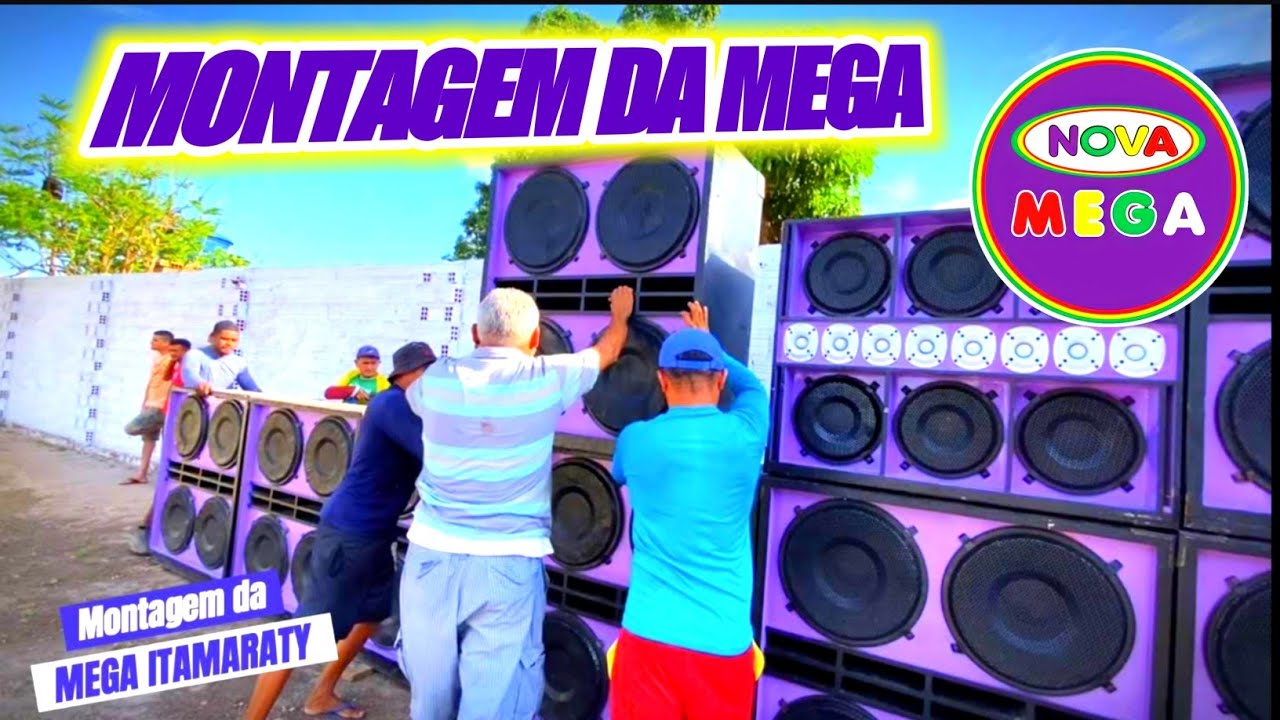 MONTAGEM DA MEGA ITAMARATY 💜 / Trabalho de Montagem das Radiolas no Maranhão 😍🇯🇲