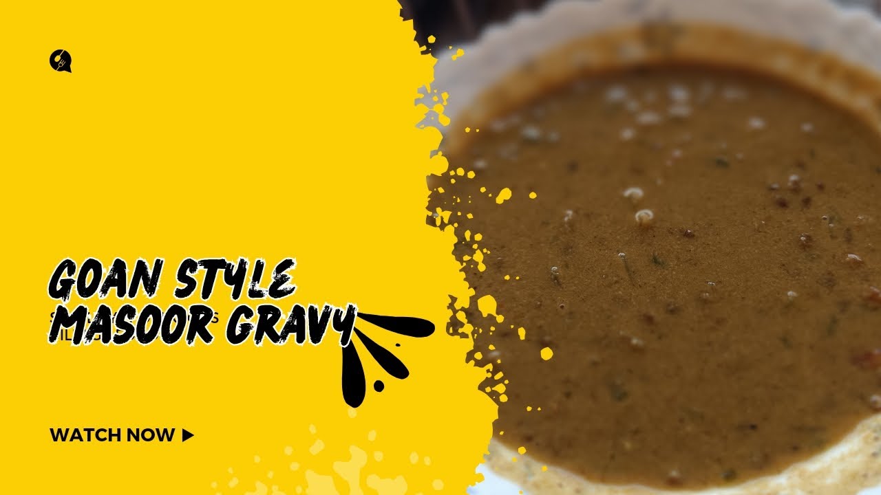 Goan style masoor gravy without using oil| Goan style masoor tonak