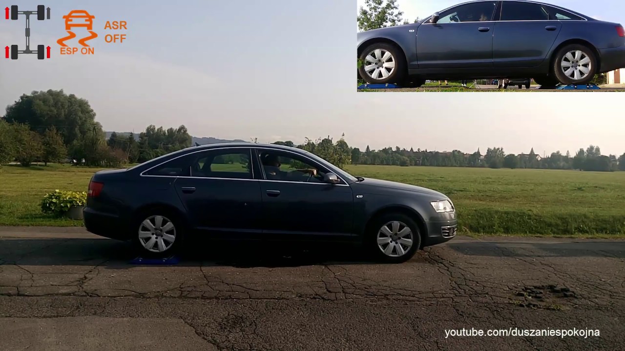 4x4 test on 3 rollers - Quattro - Audi A6 3.0 TDI