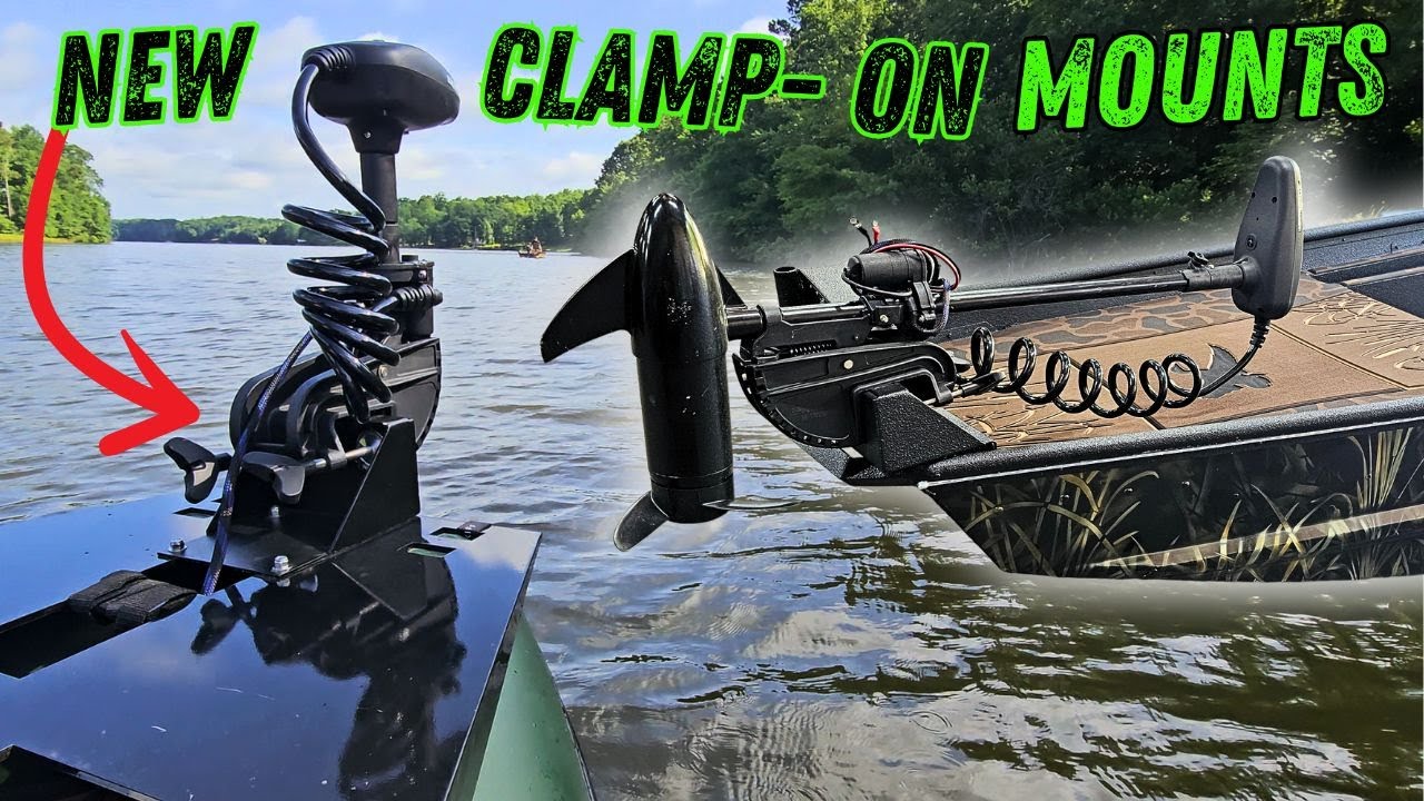 Clamp-On Trolling Motor Mounts For Jon Boats and More!