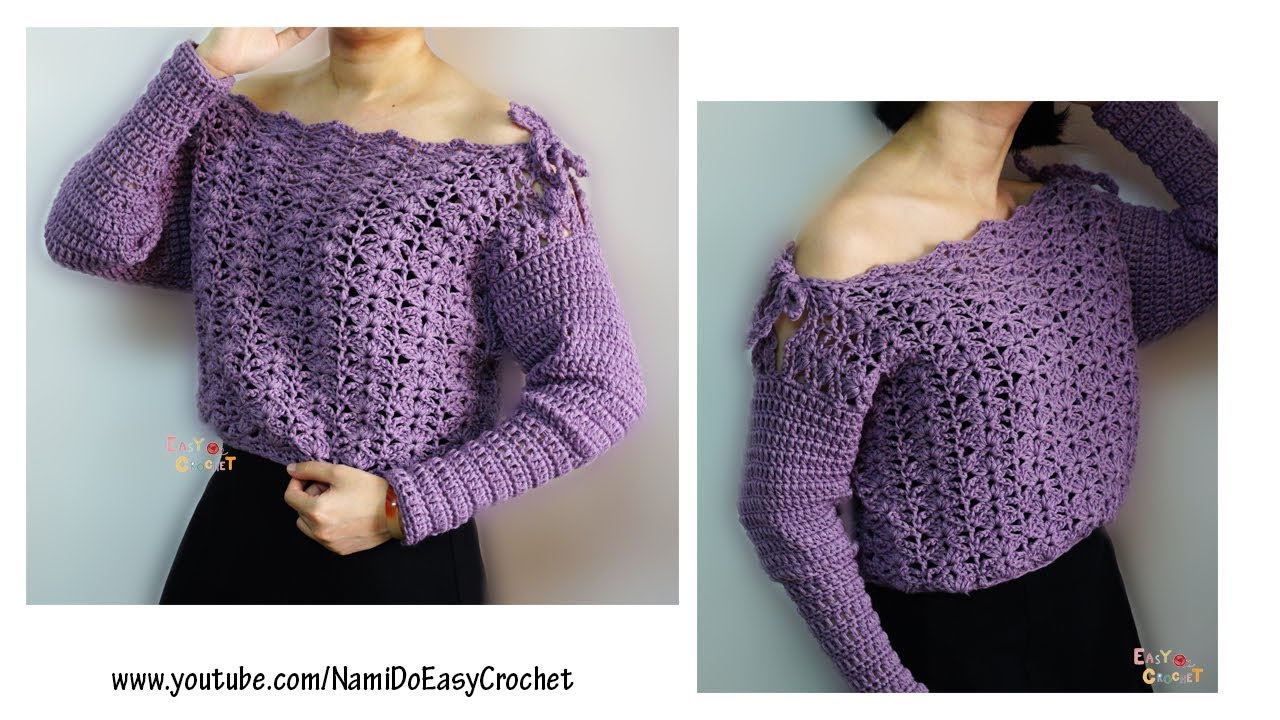 Easy Crochet: Crochet Sweater (Crop Top) #18