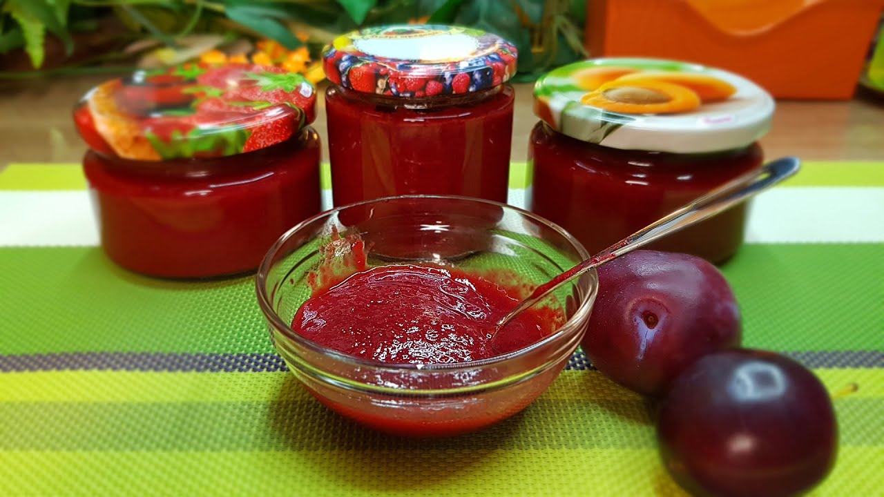 Сливовый соус на зиму. Быстро, просто и вкусно!