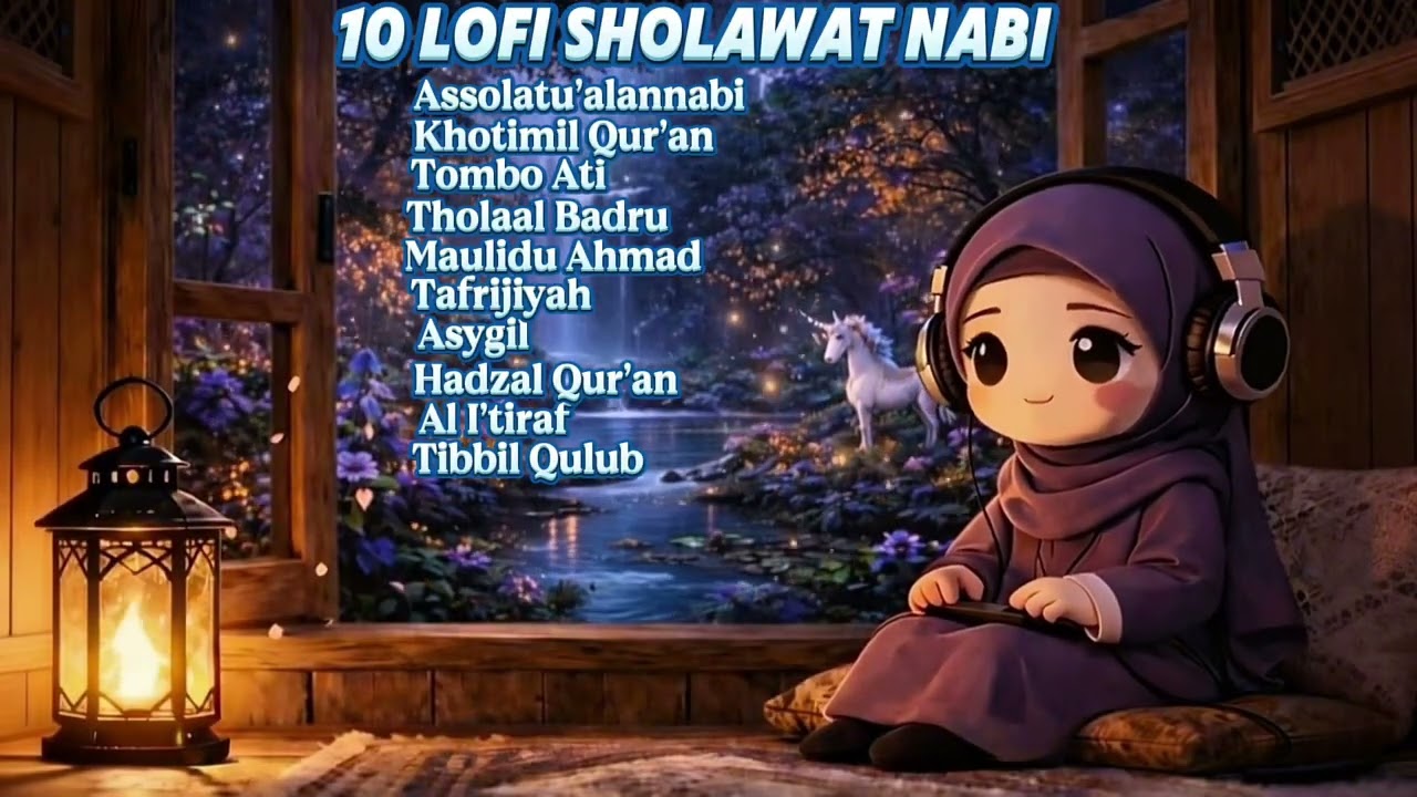 10 Lofi Sholawat Nabi Terbaru 2026 Merdu | Assolatu'alannabi,Khotimil Qur'an,Tombo Ati,Tholaal Badru