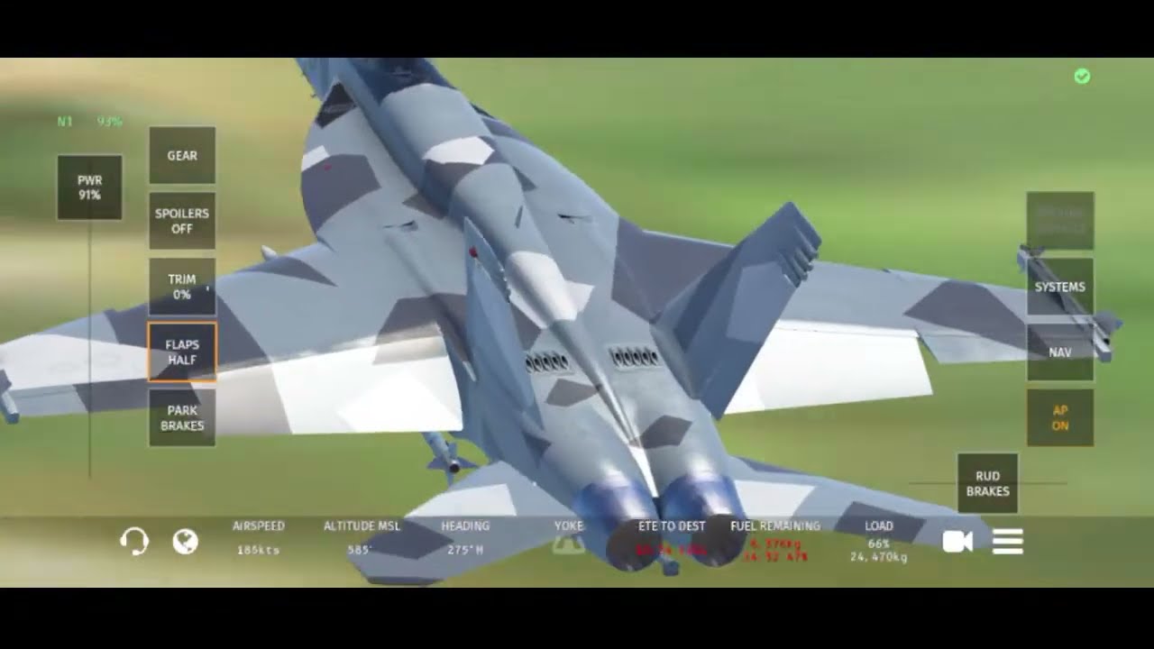 F/A-18 Hornet LIVE Flight to Sydney | Busy Expert Server Traffic