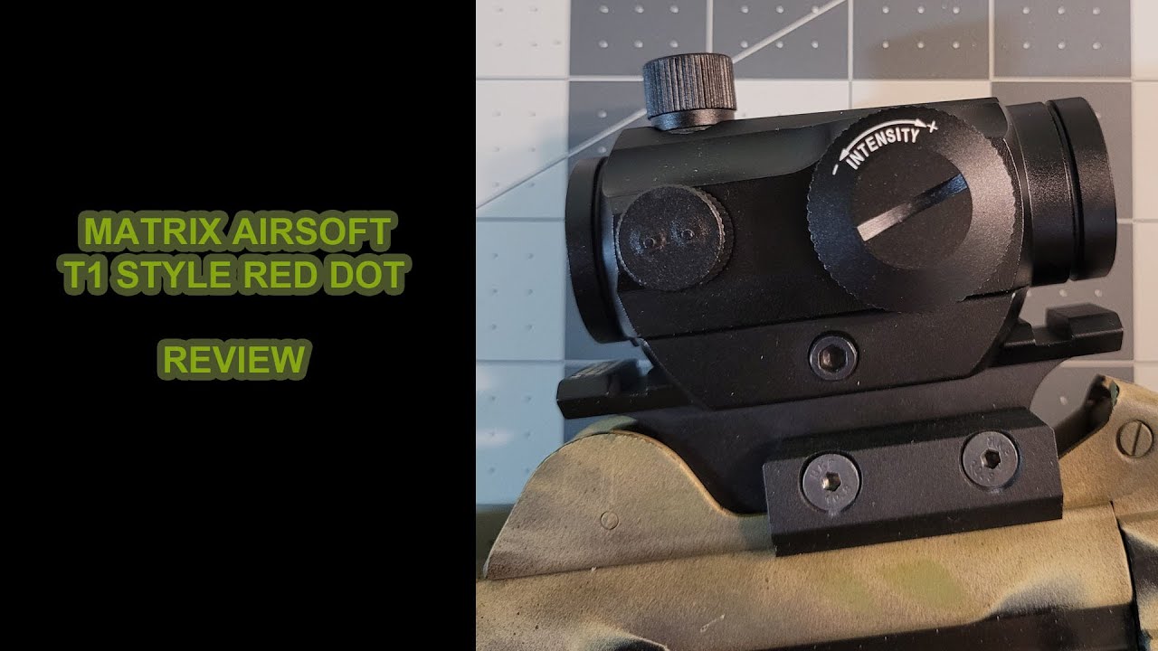 Matrix Airsoft T1S 1X24 micro Green / Red dot reflex sight, Review