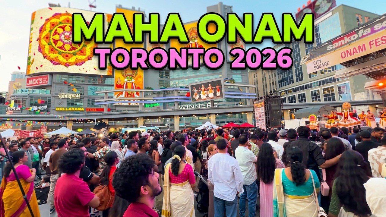 🥁🌴🌸🔥THE BIGGEST MAHA ONAM CELEBRATION IN TORONTO(NORTH AMERICA) 2026!