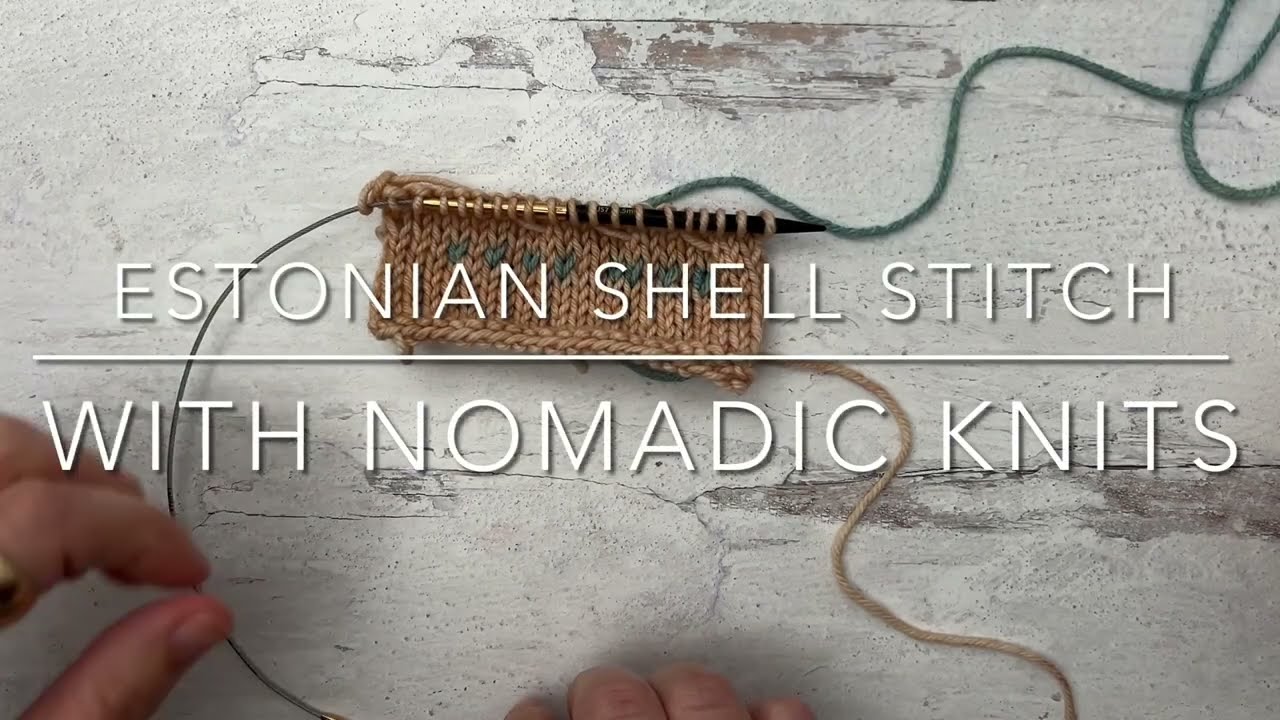 Estonian Shell Lace Knitting Tutorial for Knitmas 2023