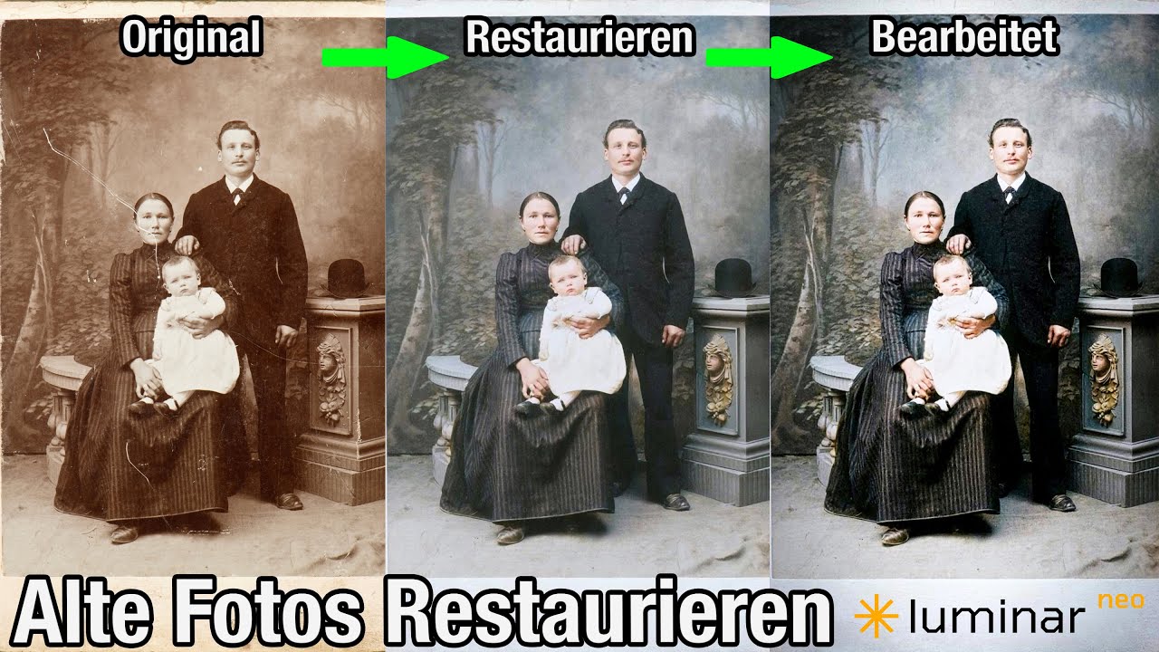 Unglaublich! Luminar Neo Restaurierentool - Vorher / Nachher