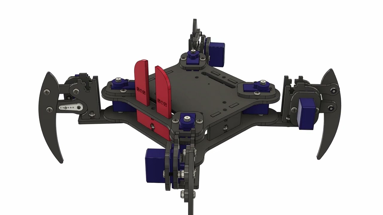 Robotistan REX Chassis Series - Quadruped Spider Robot