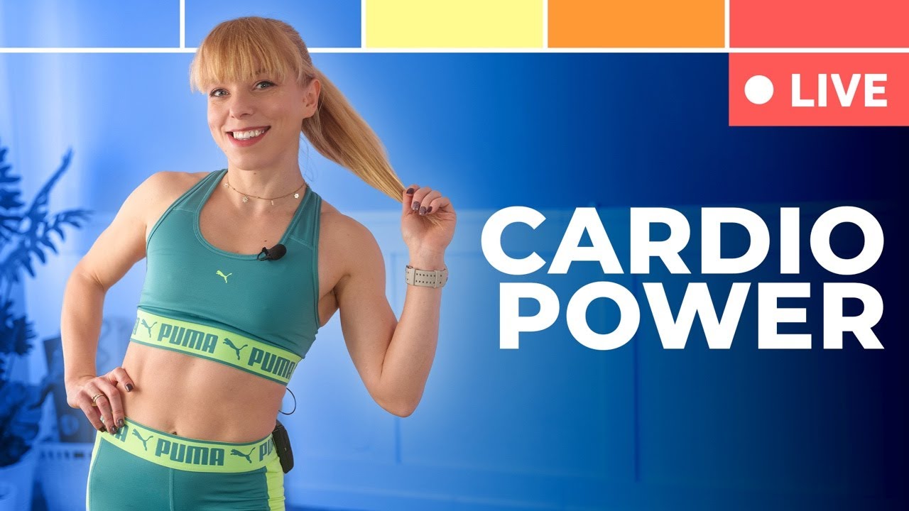 🔴 TRENING CARDIO POWER 💦  | SPALAJ KALORIE! | WYZWANIE FIT DO LATA!